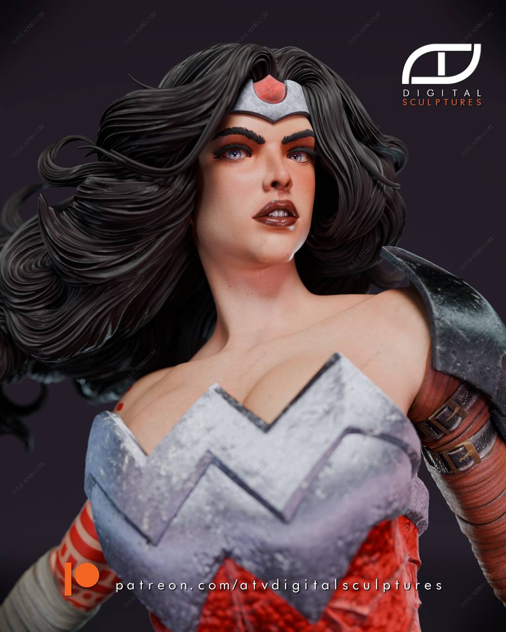 P站图纸印象馆 ATV DC漫画 神奇女侠 ATV DC漫画 神奇女侠