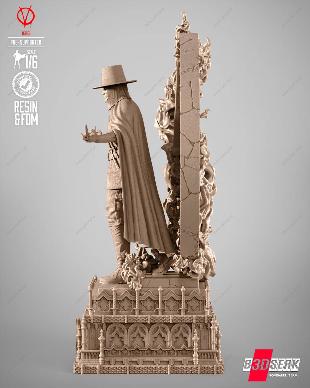 P站图纸印象馆 B3DSERK DC漫画 V字仇杀队 V B3DSERK DC漫画 V字仇杀队 V