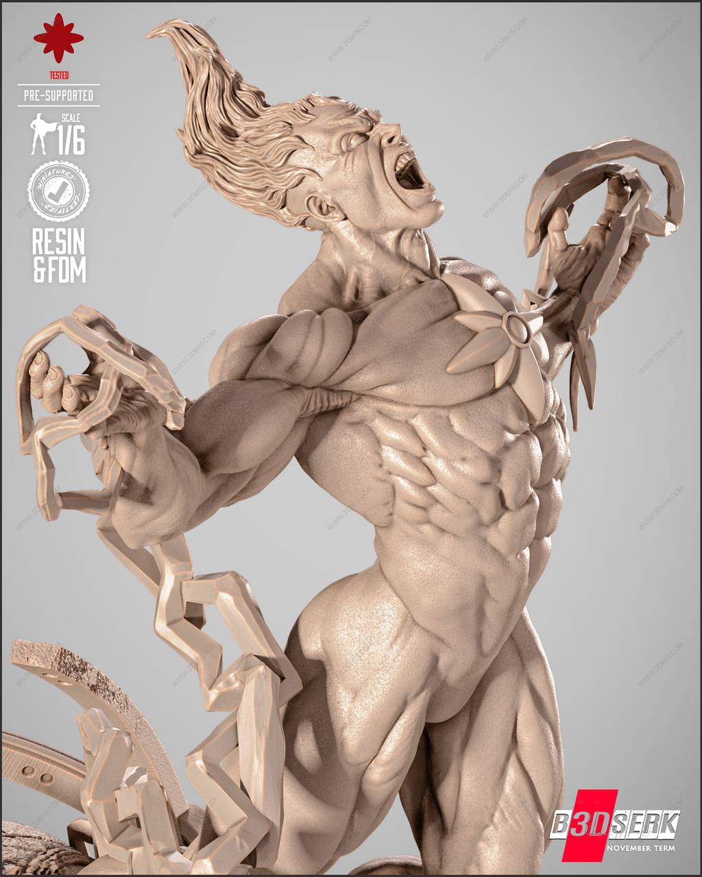 P站图纸印象馆 B3DSERK DC漫画 原子队长 纳森尼尔·亚当 B3DSERK DC漫画 原子队长 纳森尼尔·亚当