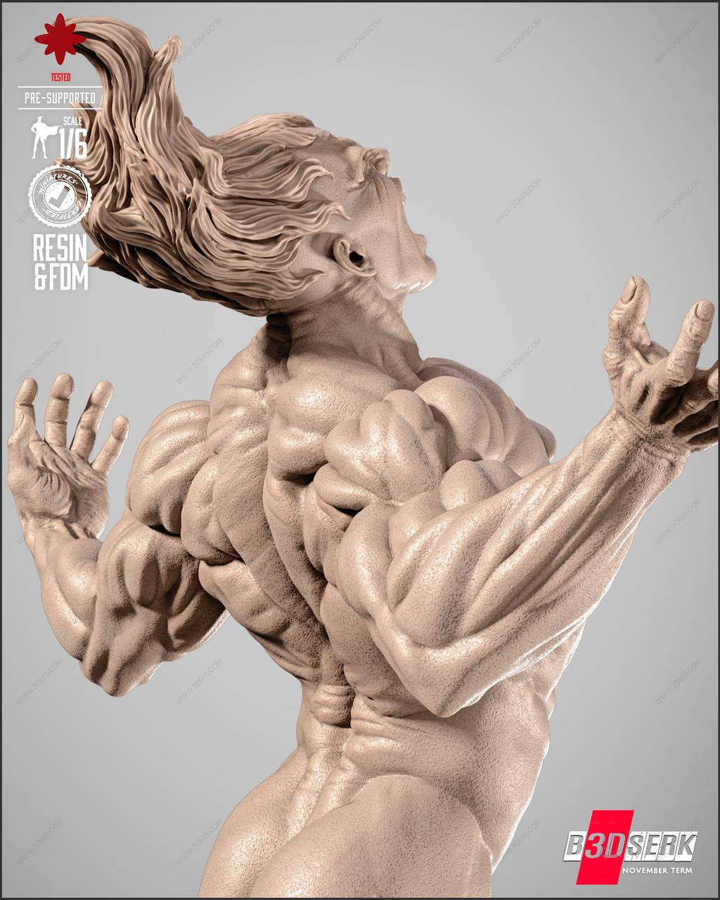 P站图纸印象馆 B3DSERK DC漫画 原子队长 纳森尼尔·亚当 B3DSERK DC漫画 原子队长 纳森尼尔·亚当