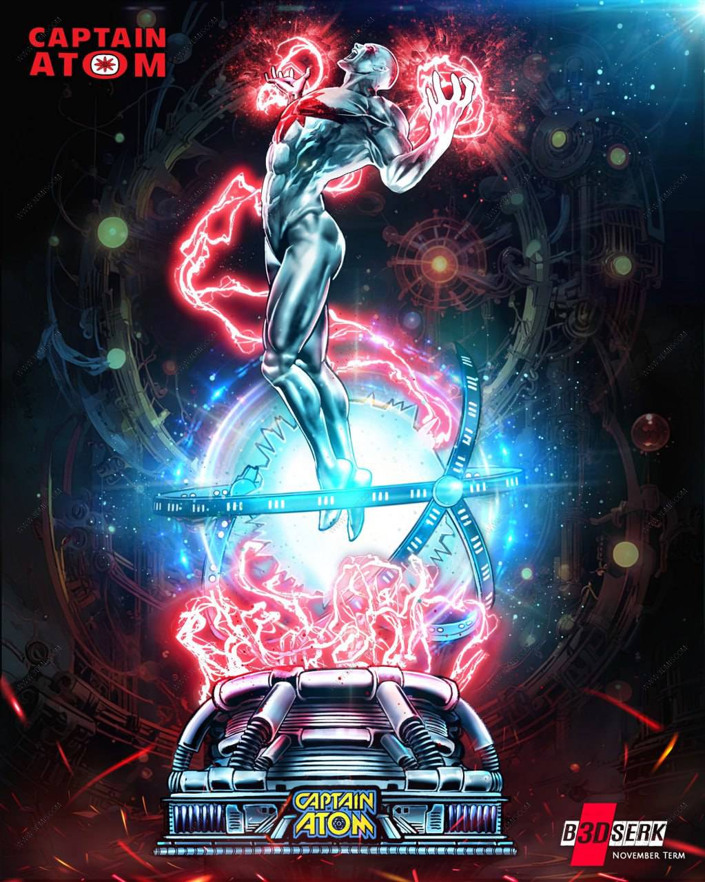 P站图纸印象馆 B3DSERK DC漫画 原子队长 纳森尼尔·亚当 B3DSERK DC漫画 原子队长 纳森尼尔·亚当