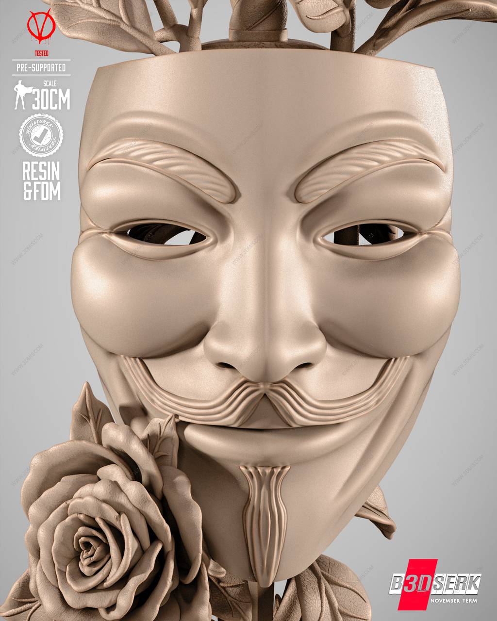 P站图纸印象馆 B3DSERK DC漫画 V字仇杀队 V的短刀 B3DSERK DC漫画 V字仇杀队 V的短刀