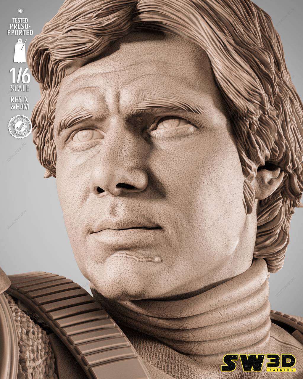 P站图纸印象馆 3DWicked 星球大战 游侠索罗 3DWicked 星球大战 游侠索罗