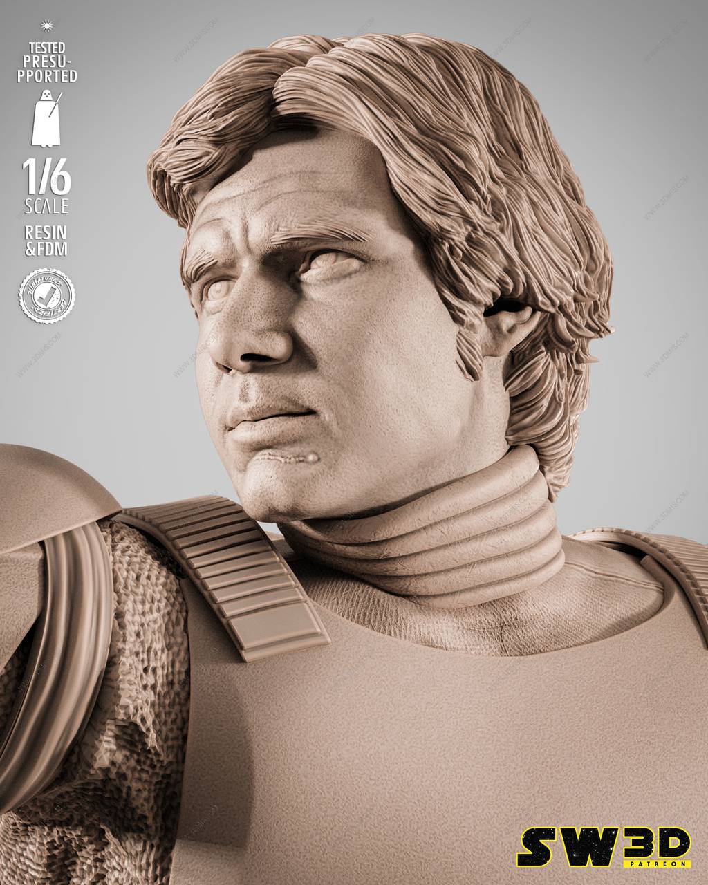 P站图纸印象馆 3DWicked 星球大战 游侠索罗 3DWicked 星球大战 游侠索罗