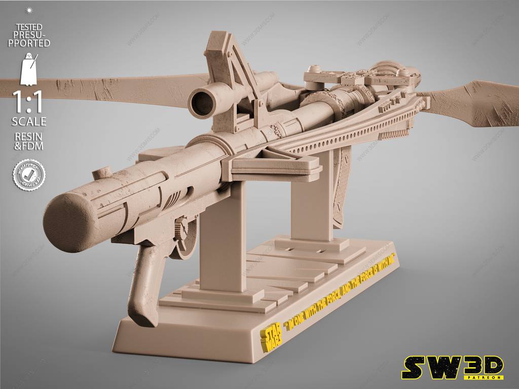 P站图纸印象馆 3DWicked 星球大战 奇鲁特·英威的光弓 3DWicked 星球大战 奇鲁特·英威的光弓