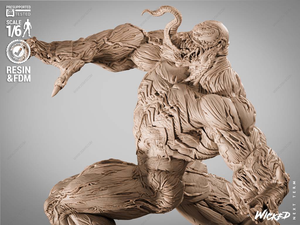 P站图纸印象馆 3DWicked 漫威 毒液 3DWicked 漫威 毒液