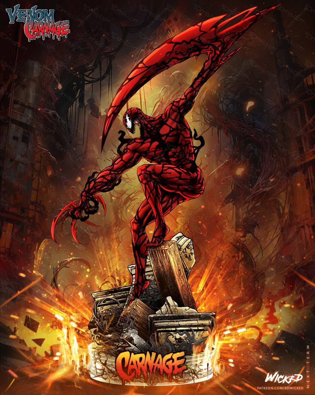 3DWicked 漫威 屠杀