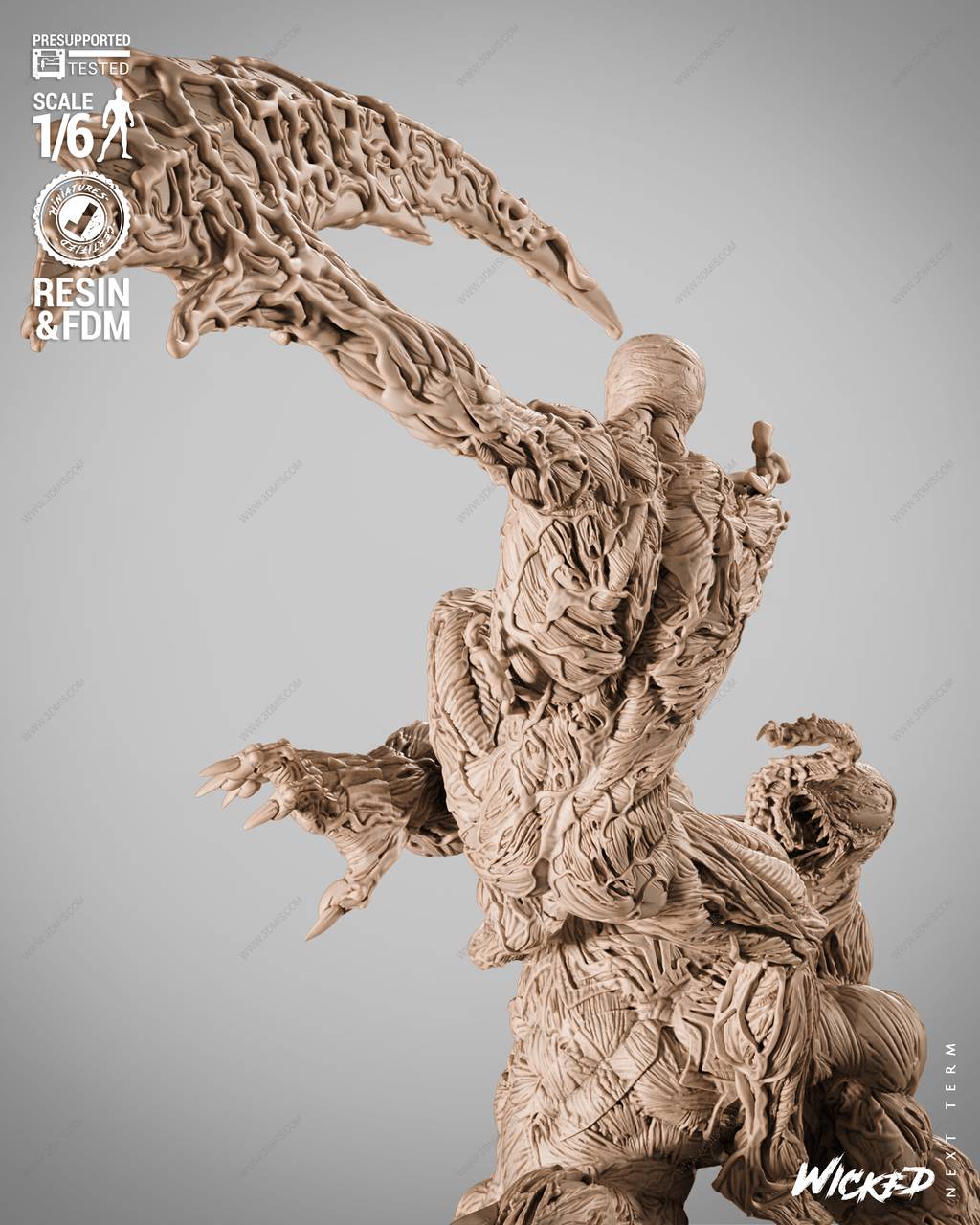 P站图纸印象馆 3DWicked 漫威 毒液VS屠杀 3DWicked 漫威 毒液VS屠杀