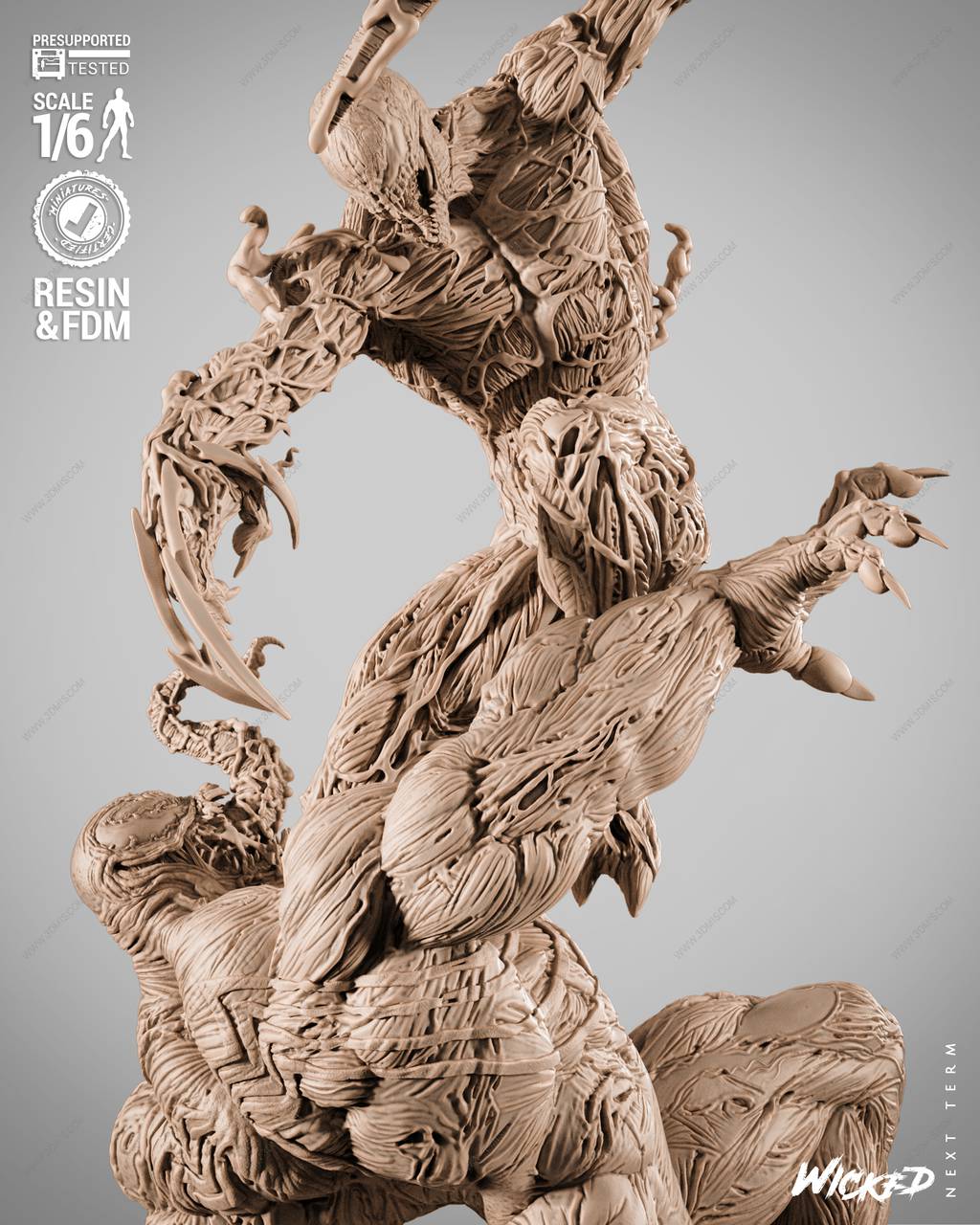 P站图纸印象馆 3DWicked 漫威 毒液VS屠杀 3DWicked 漫威 毒液VS屠杀