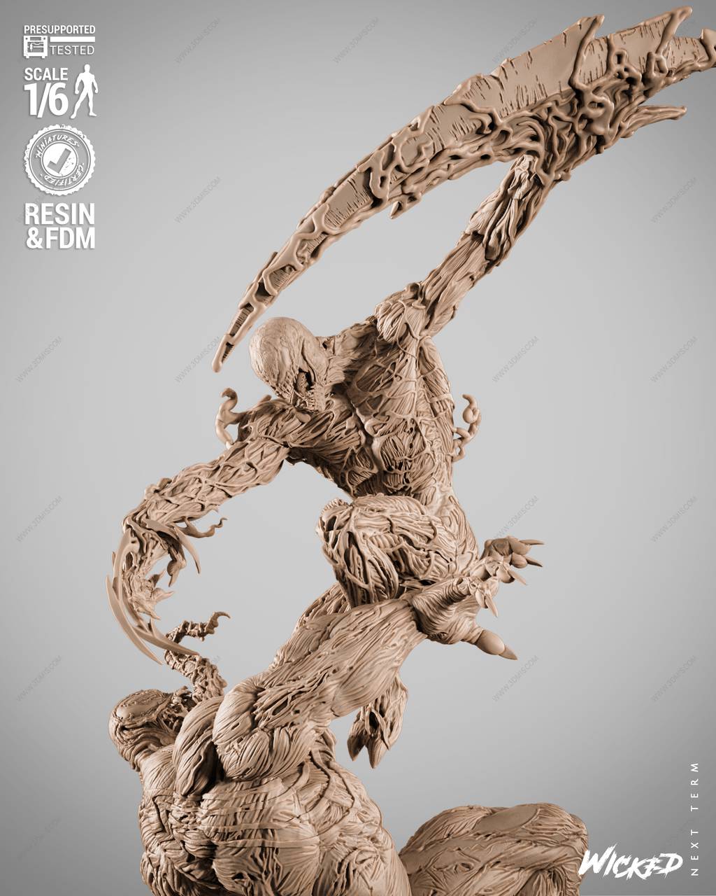 P站图纸印象馆 3DWicked 漫威 毒液VS屠杀 3DWicked 漫威 毒液VS屠杀