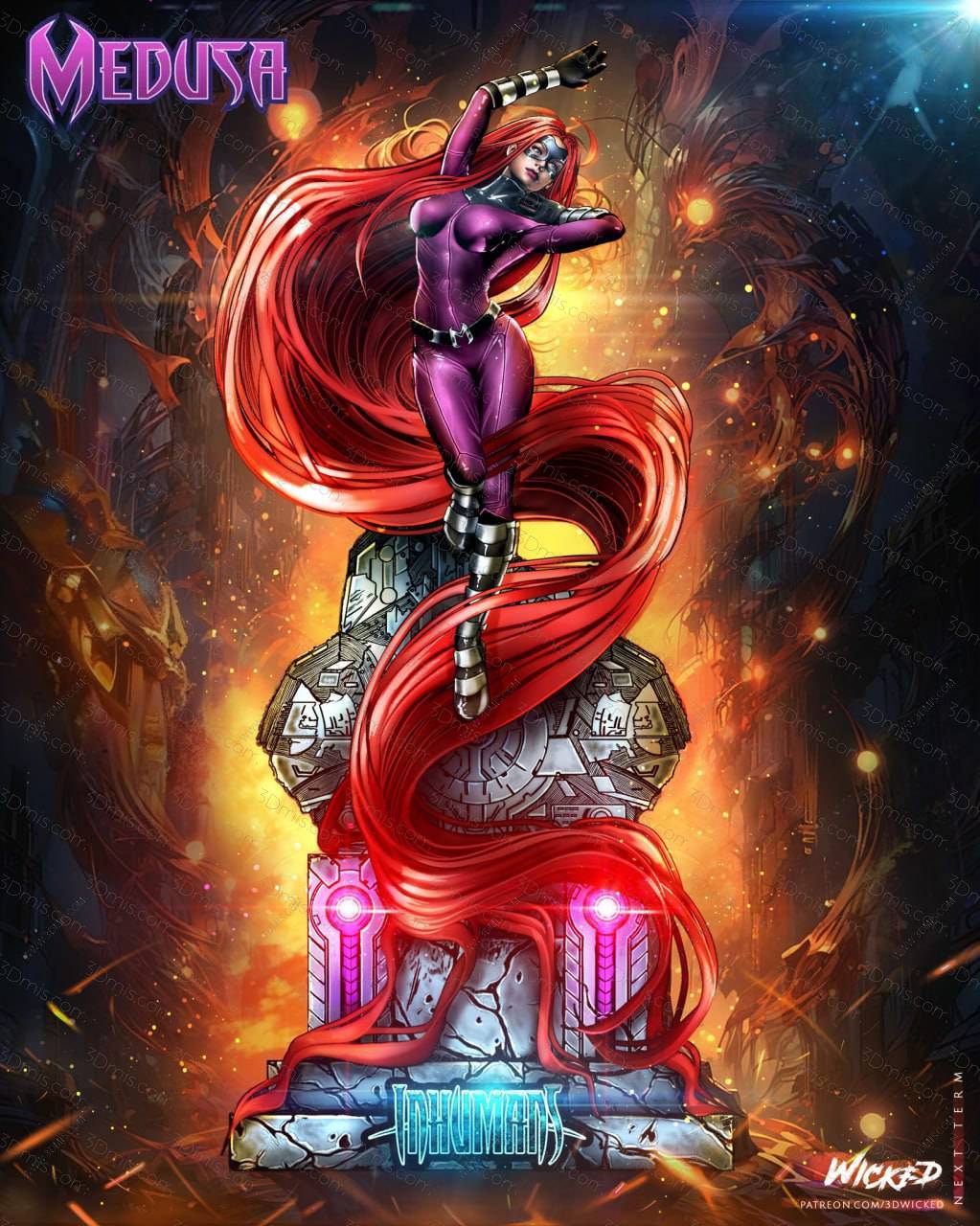 3DWicked 漫威 美杜莎