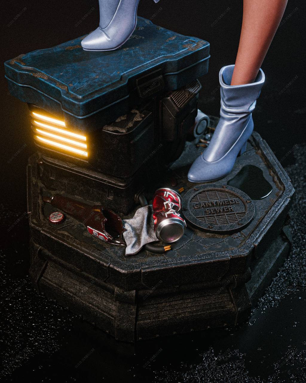 P站图纸印象馆 CA3D 星际牛仔 菲·瓦伦坦 CA3D 星际牛仔 菲·瓦伦坦