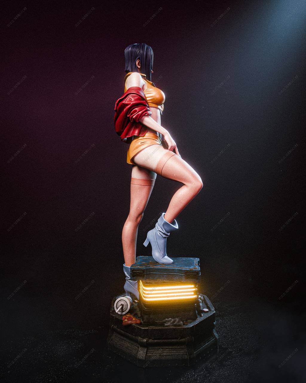 P站图纸印象馆 CA3D 星际牛仔 菲·瓦伦坦 CA3D 星际牛仔 菲·瓦伦坦