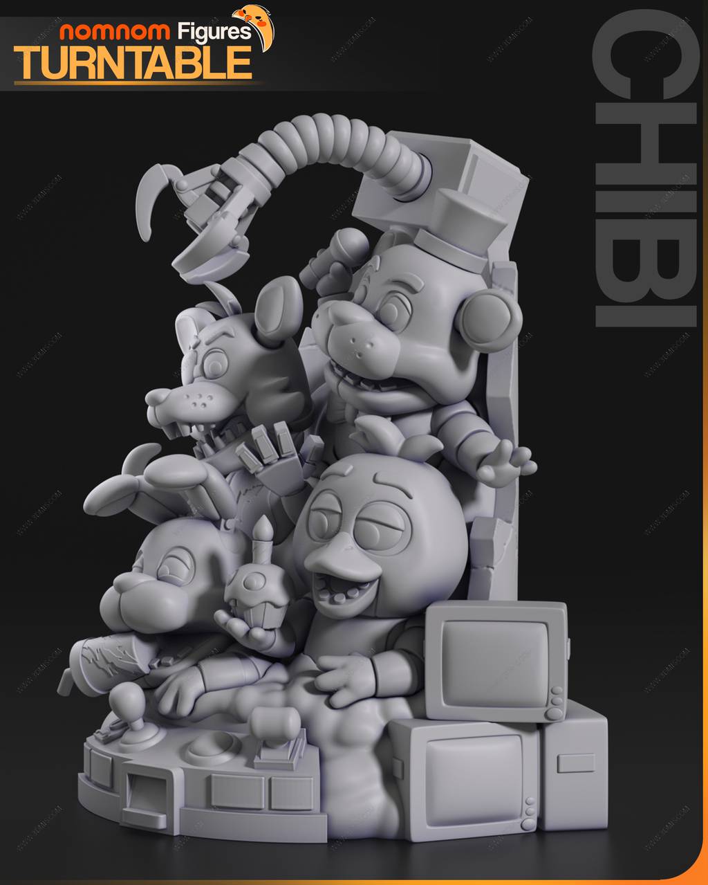 P站图纸印象馆 NomNom 玩具熊的五夜后宫 NomNom 玩具熊的五夜后宫