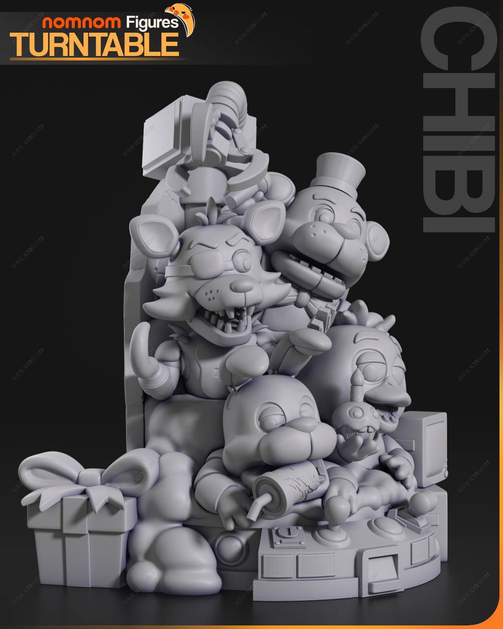 P站图纸印象馆 NomNom 玩具熊的五夜后宫 NomNom 玩具熊的五夜后宫
