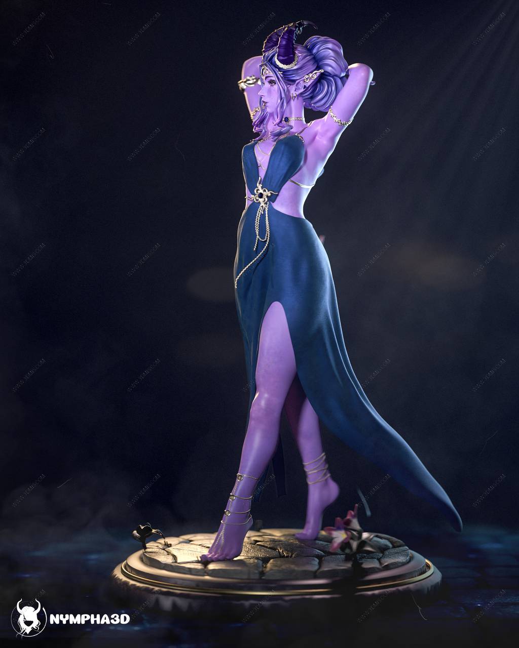 P站图纸印象馆 NYMPHA 3D 龙与地下城 提夫林 NYMPHA 3D 龙与地下城 提夫林