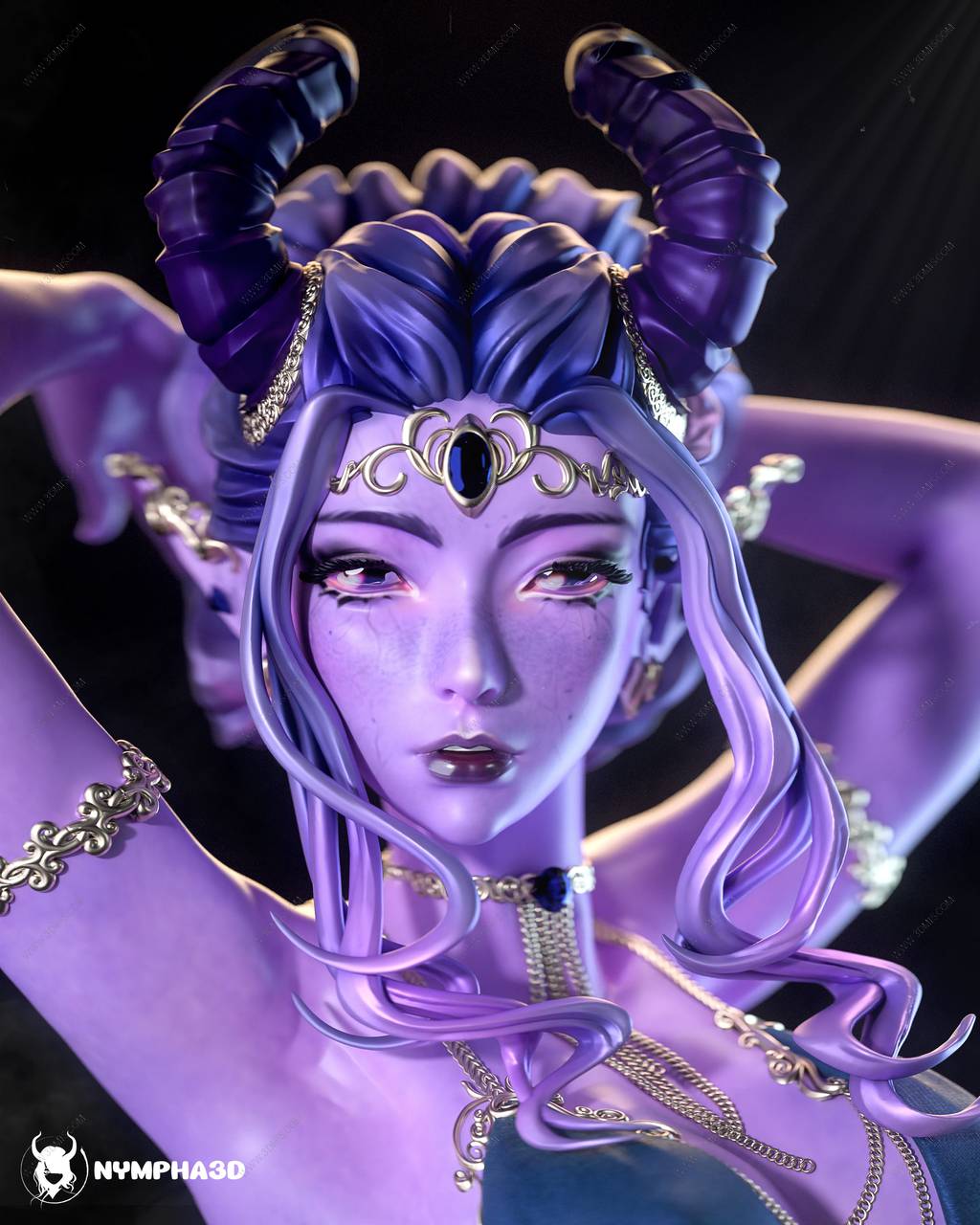 P站图纸印象馆 NYMPHA 3D 龙与地下城 提夫林 NYMPHA 3D 龙与地下城 提夫林