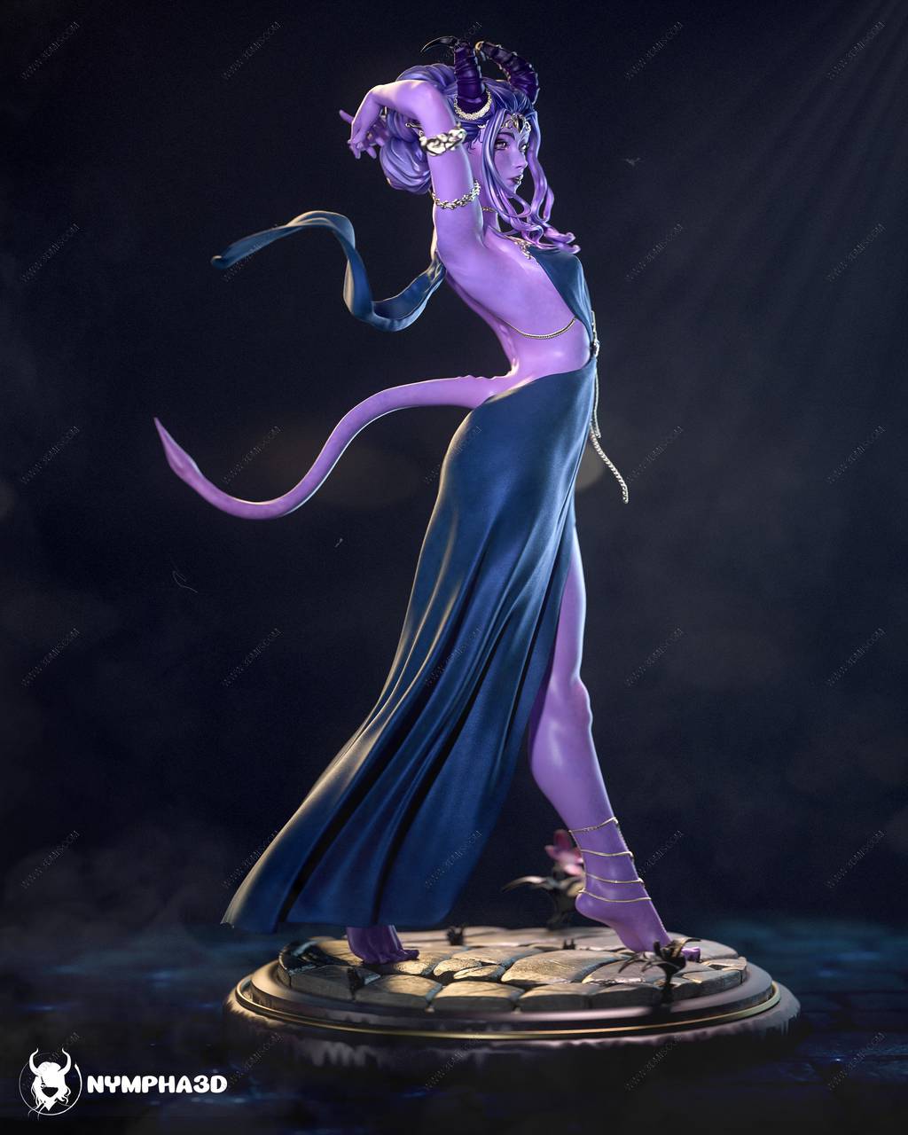 P站图纸印象馆 NYMPHA 3D 龙与地下城 提夫林 NYMPHA 3D 龙与地下城 提夫林