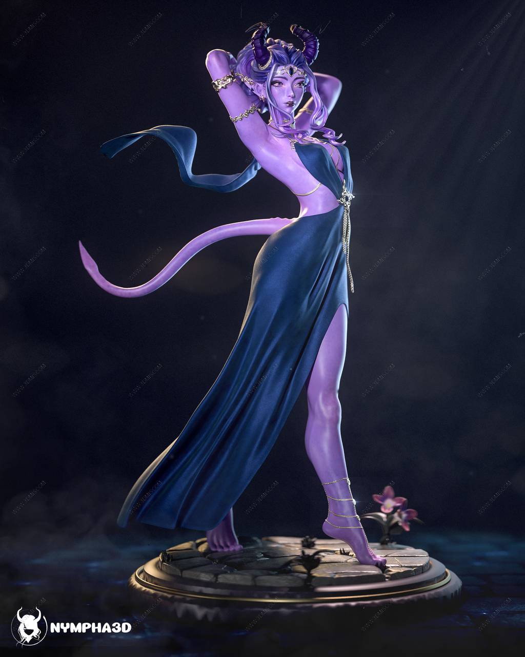 P站图纸印象馆 NYMPHA 3D 龙与地下城 提夫林 NYMPHA 3D 龙与地下城 提夫林