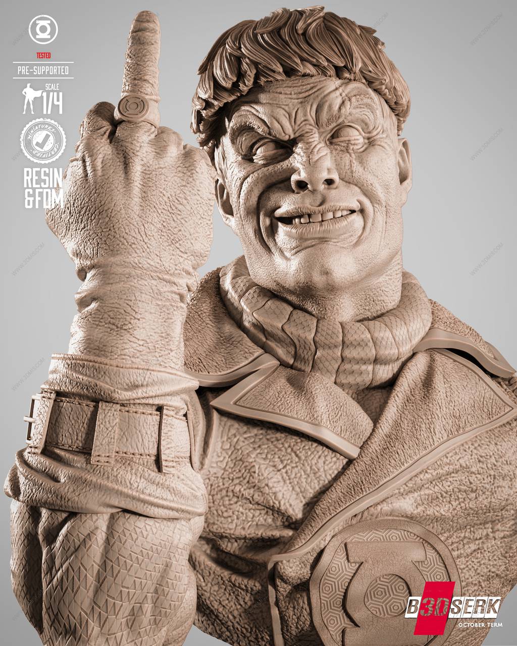 P站图纸印象馆 B3DSERK DC漫画 盖·加德纳 B3DSERK DC漫画 盖·加德纳