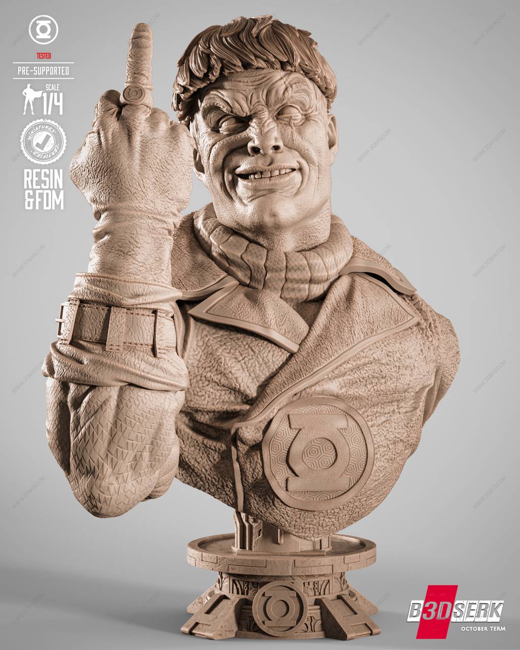 P站图纸印象馆 B3DSERK DC漫画 盖·加德纳 B3DSERK DC漫画 盖·加德纳