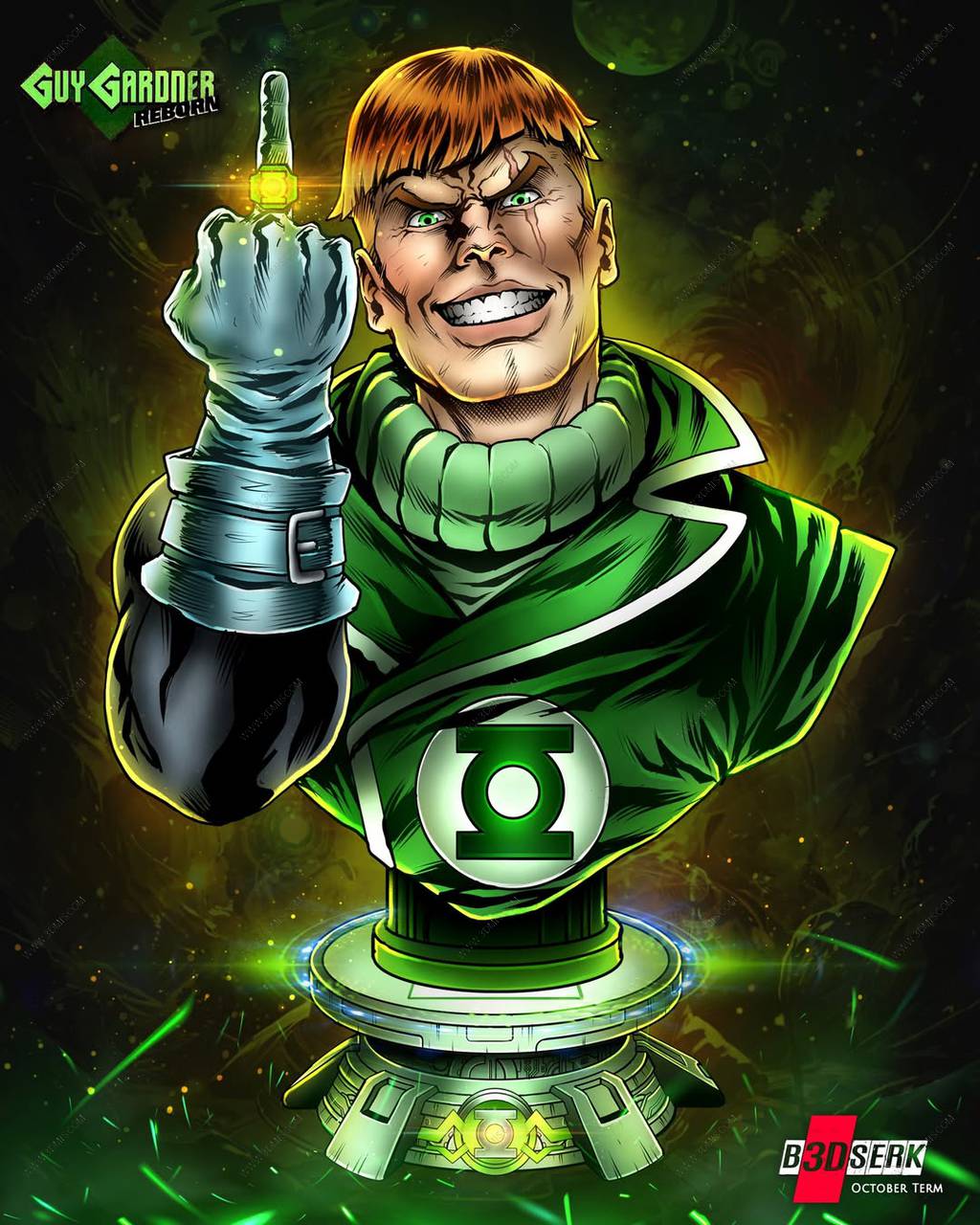 P站图纸印象馆 B3DSERK DC漫画 盖·加德纳 B3DSERK DC漫画 盖·加德纳