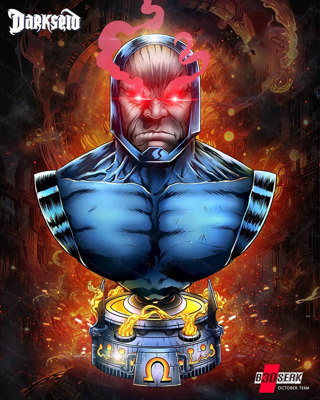 P站图纸印象馆 B3DSERK DC漫画 达克赛德 B3DSERK DC漫画 达克赛德