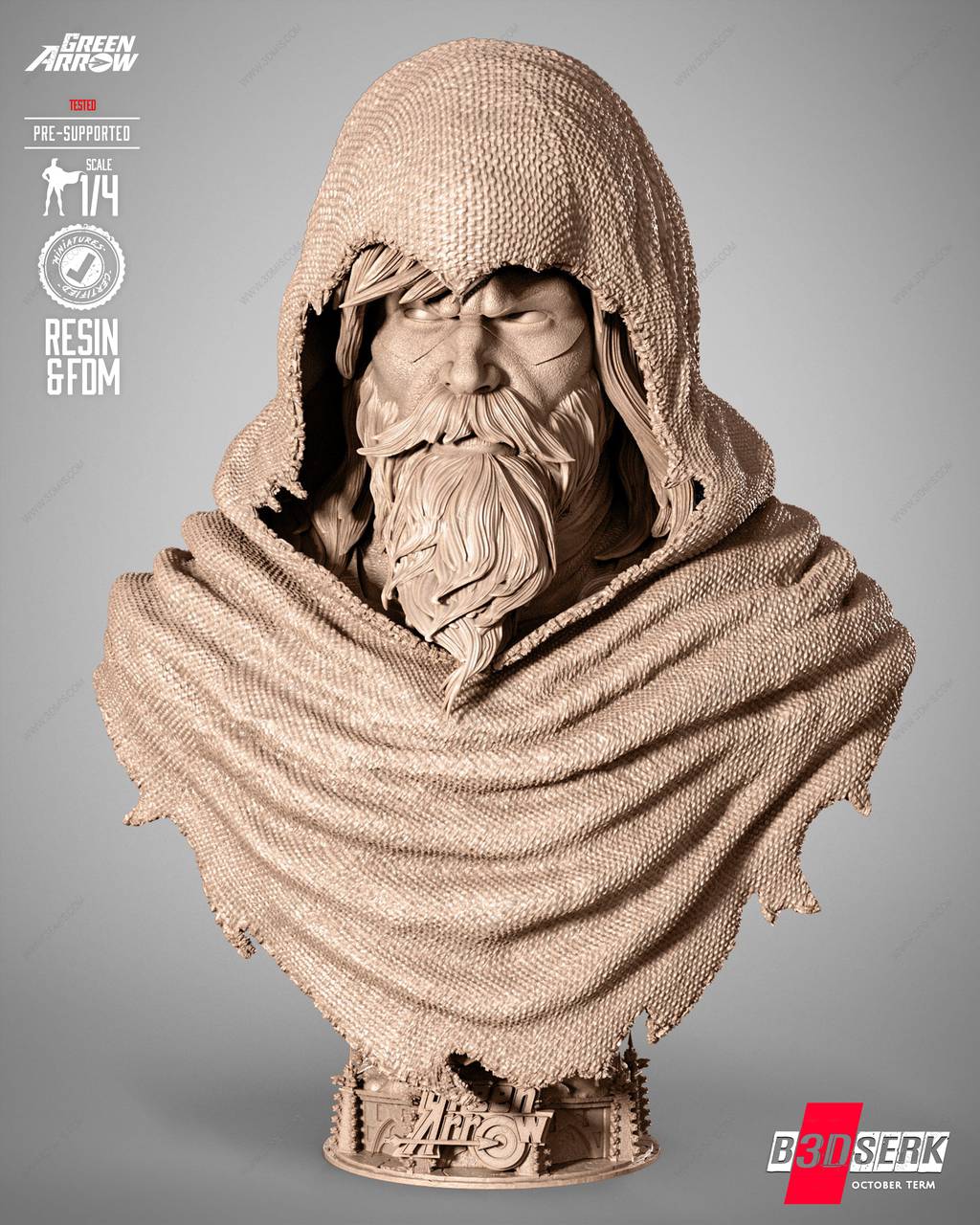 P站图纸印象馆 B3DSERK DC漫画 奥利弗·奎恩 B3DSERK DC漫画 奥利弗·奎恩