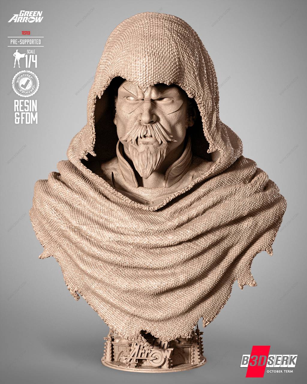 P站图纸印象馆 B3DSERK DC漫画 奥利弗·奎恩 B3DSERK DC漫画 奥利弗·奎恩