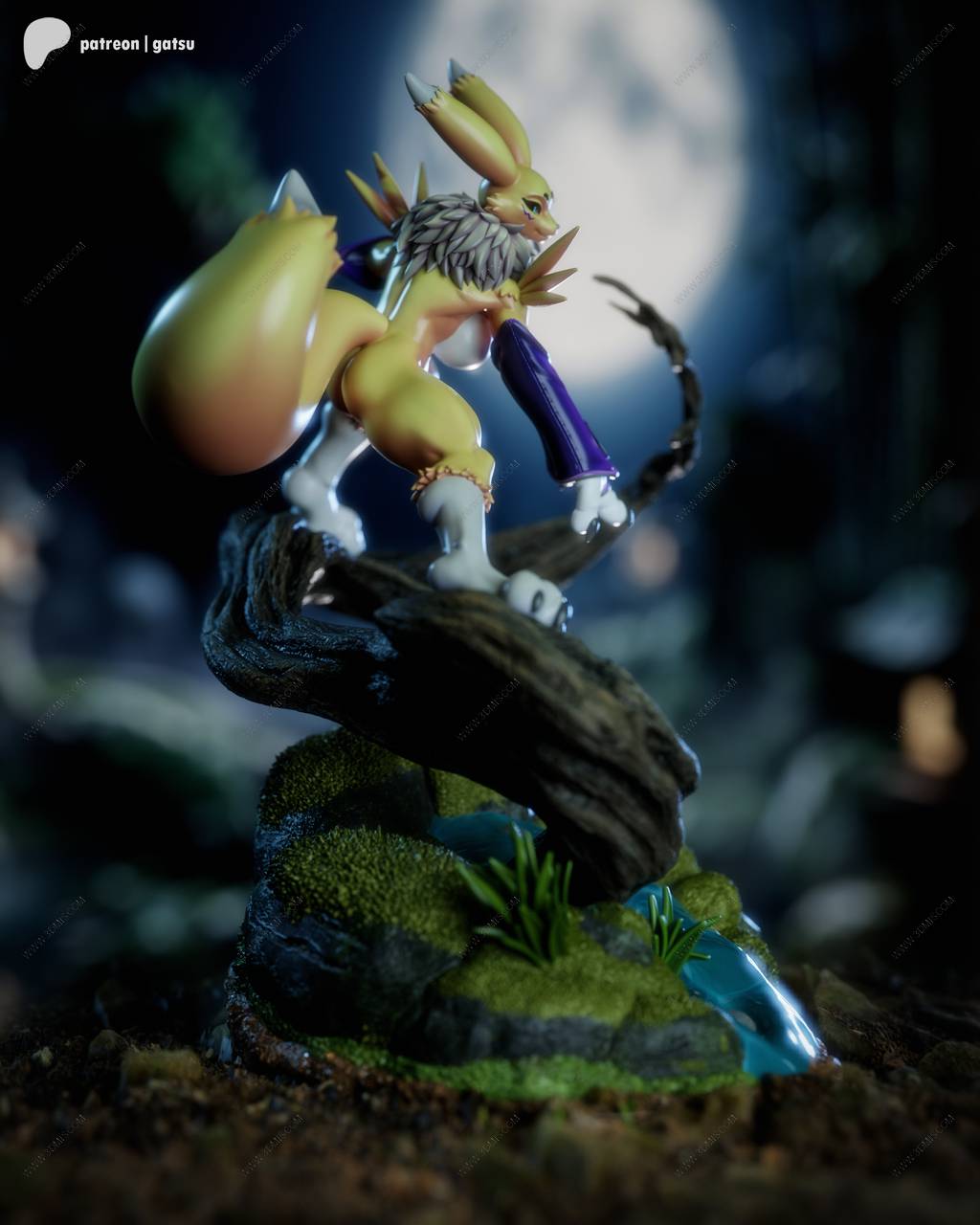 P站图纸印象馆 Gatsu Studios 数码宝贝 妖狐兽 Gatsu Studios 数码宝贝 妖狐兽