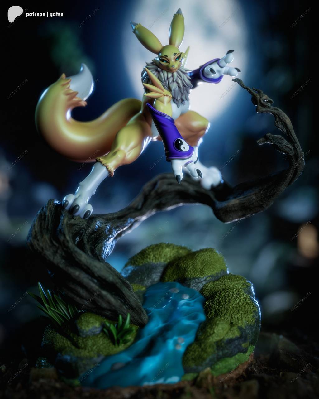 P站图纸印象馆 Gatsu Studios 数码宝贝 妖狐兽 Gatsu Studios 数码宝贝 妖狐兽