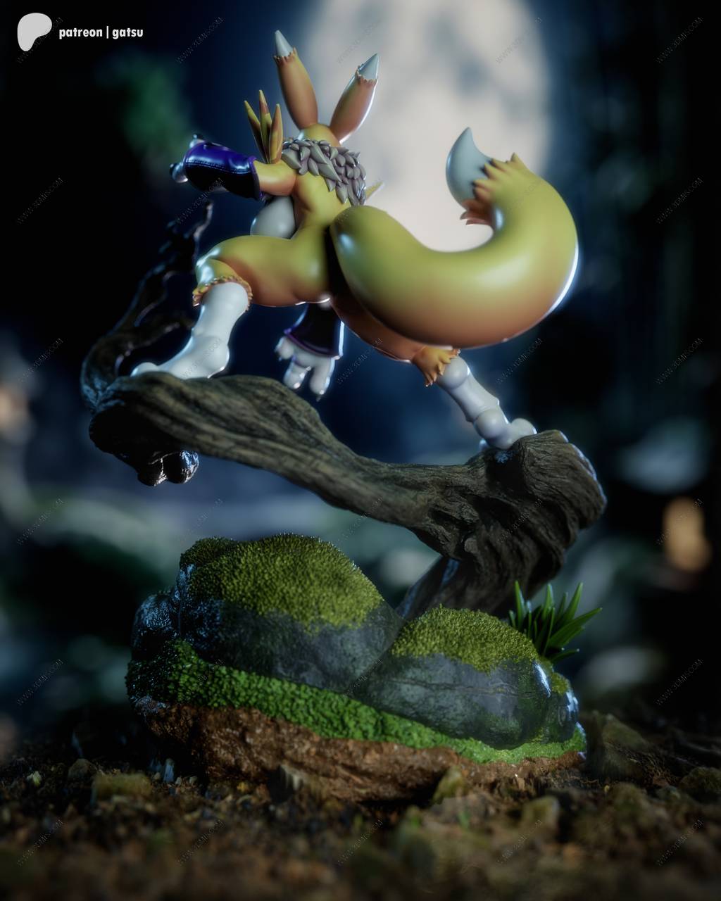 P站图纸印象馆 Gatsu Studios 数码宝贝 妖狐兽 Gatsu Studios 数码宝贝 妖狐兽