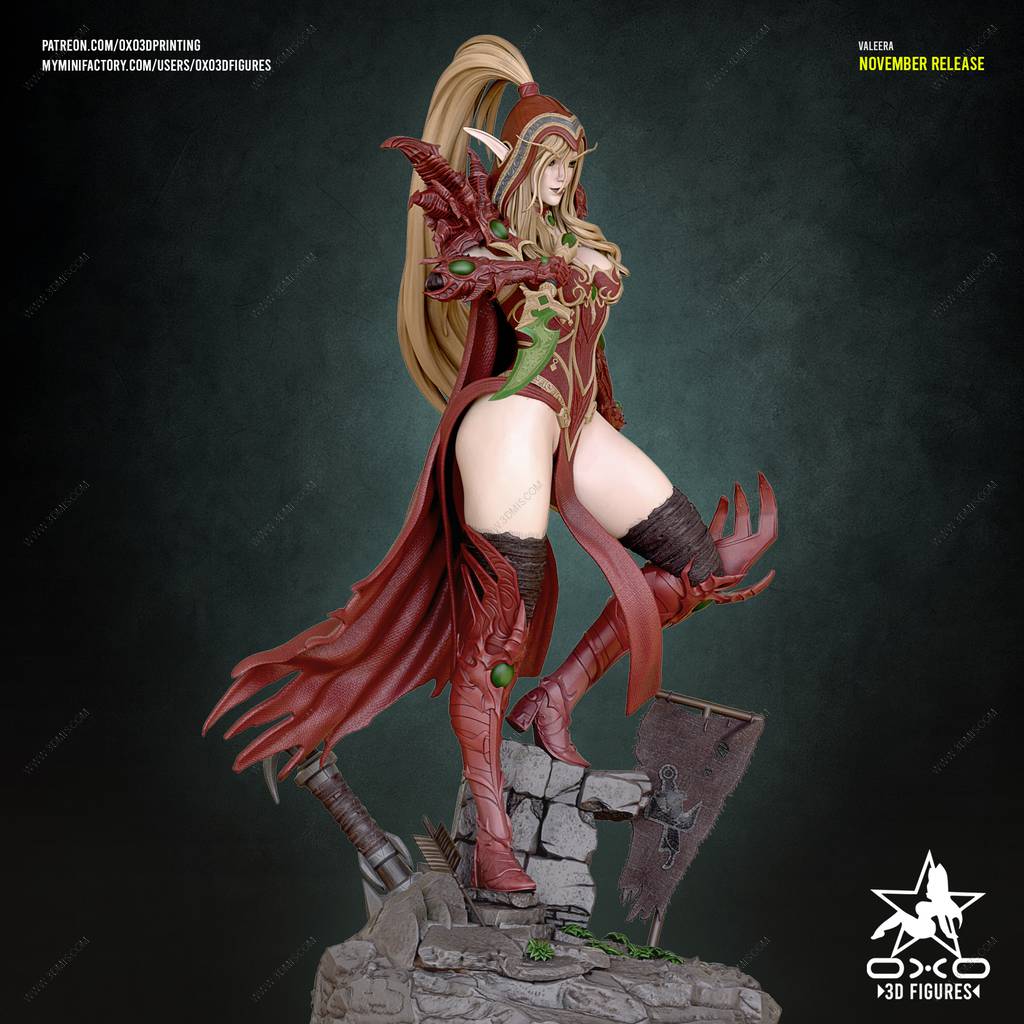 P站图纸印象馆 OXO3D 魔兽世界 瓦莉拉·萨古纳尔 OXO3D 魔兽世界 瓦莉拉·萨古纳尔