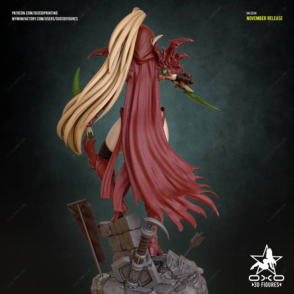 P站图纸印象馆 OXO3D 魔兽世界 瓦莉拉·萨古纳尔 OXO3D 魔兽世界 瓦莉拉·萨古纳尔