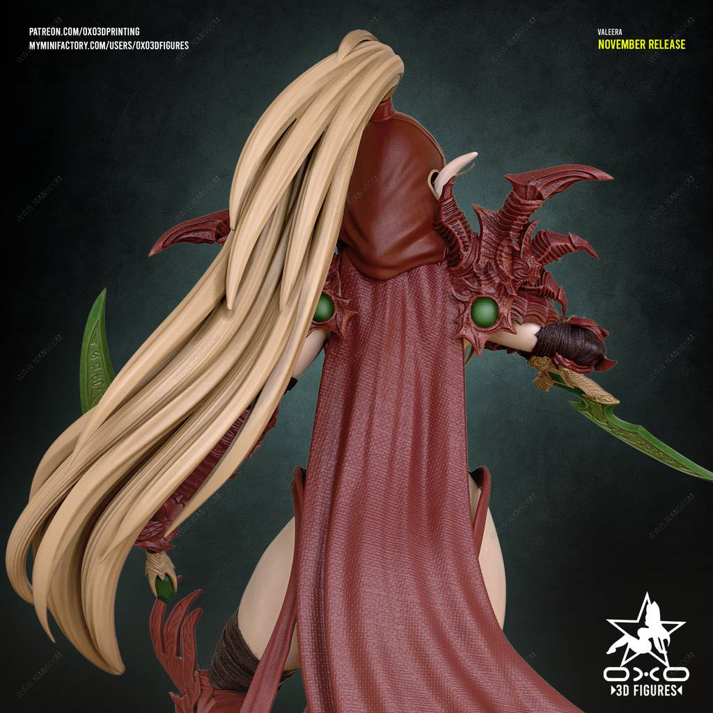 P站图纸印象馆 OXO3D 魔兽世界 瓦莉拉·萨古纳尔 OXO3D 魔兽世界 瓦莉拉·萨古纳尔