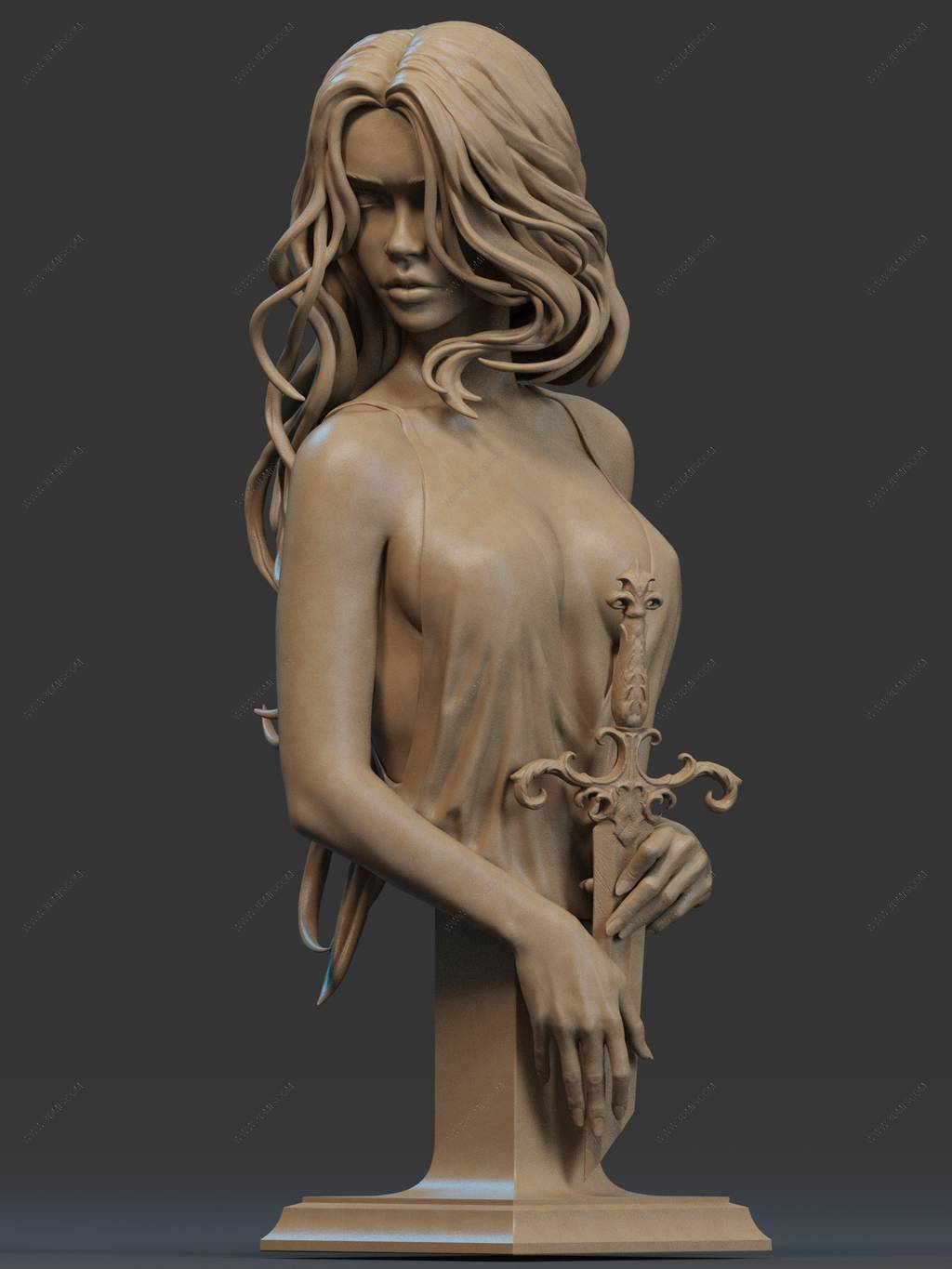 P站图纸印象馆 CA3D 2025年12月半身像合集 CA3D 2025年12月半身像合集