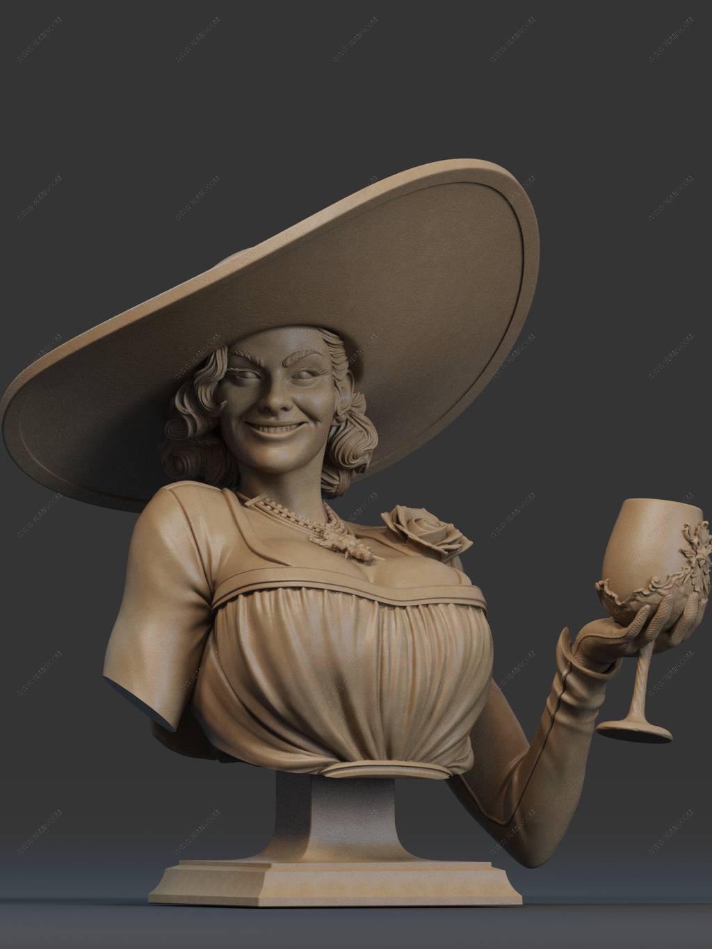 P站图纸印象馆 CA3D 2025年12月半身像合集 CA3D 2025年12月半身像合集