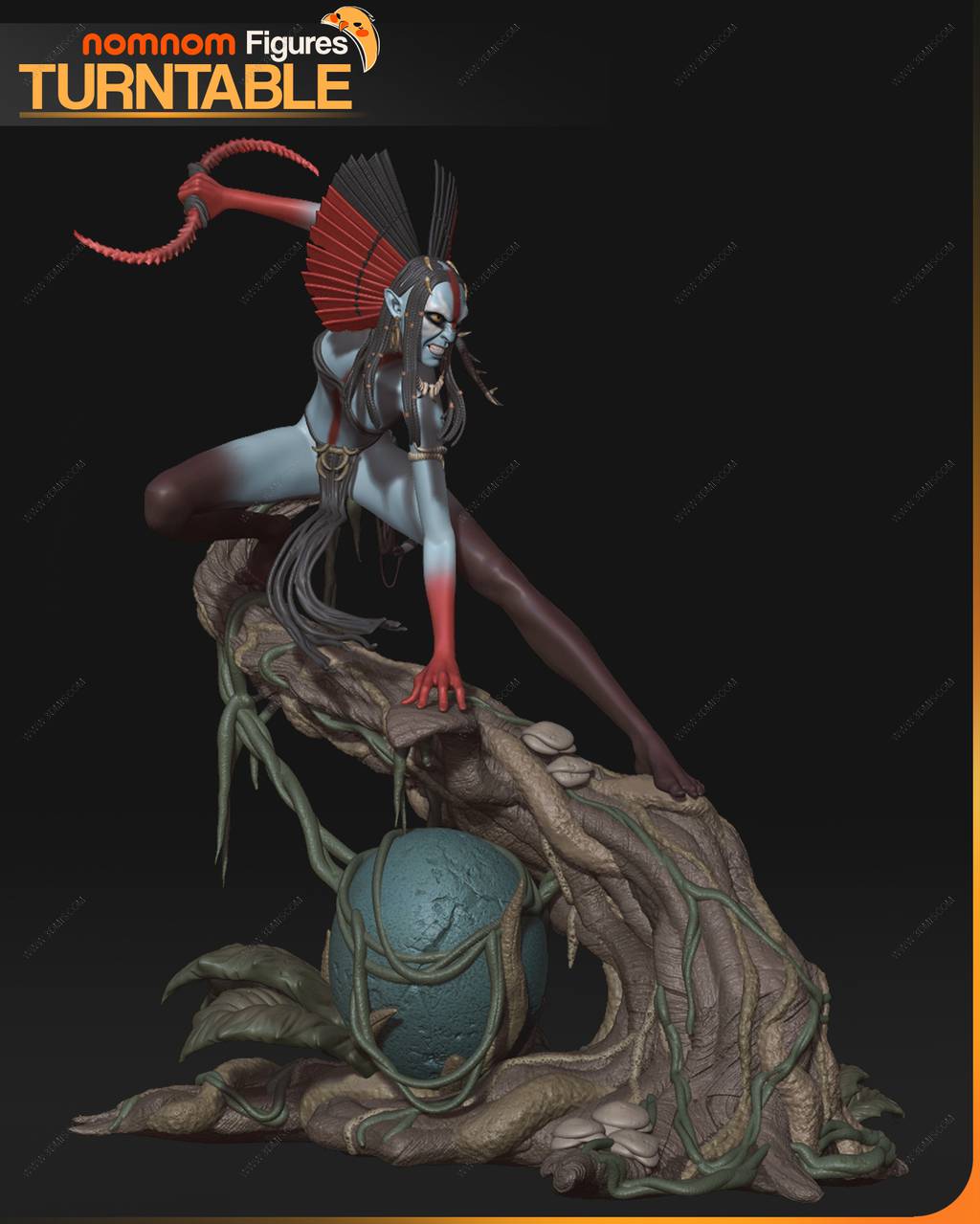 P站图纸印象馆 NomNom 阿凡达 火与烬 女巫Varang NomNom 阿凡达 火与烬 女巫Varang