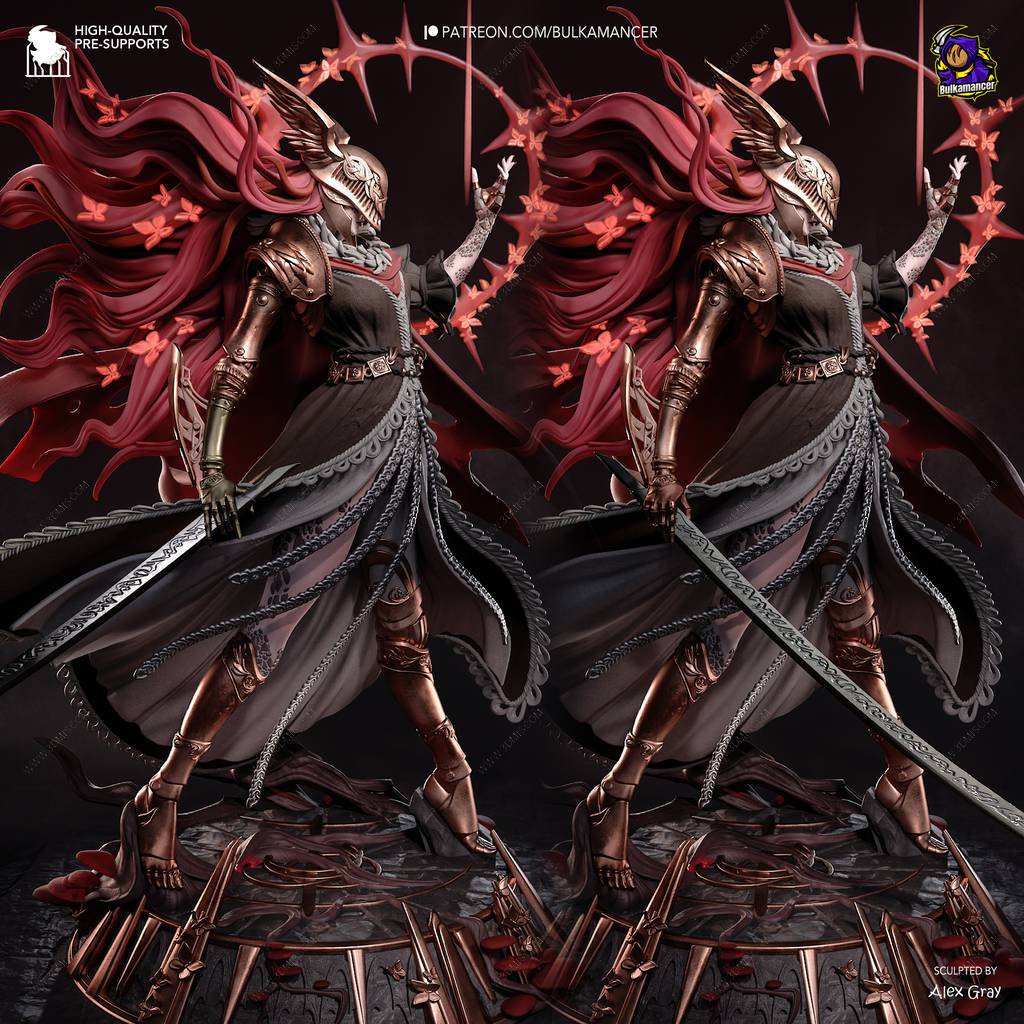 P站图纸印象馆 Bulkamancer 艾尔登法环 玛莲妮亚 Bulkamancer 艾尔登法环 玛莲妮亚