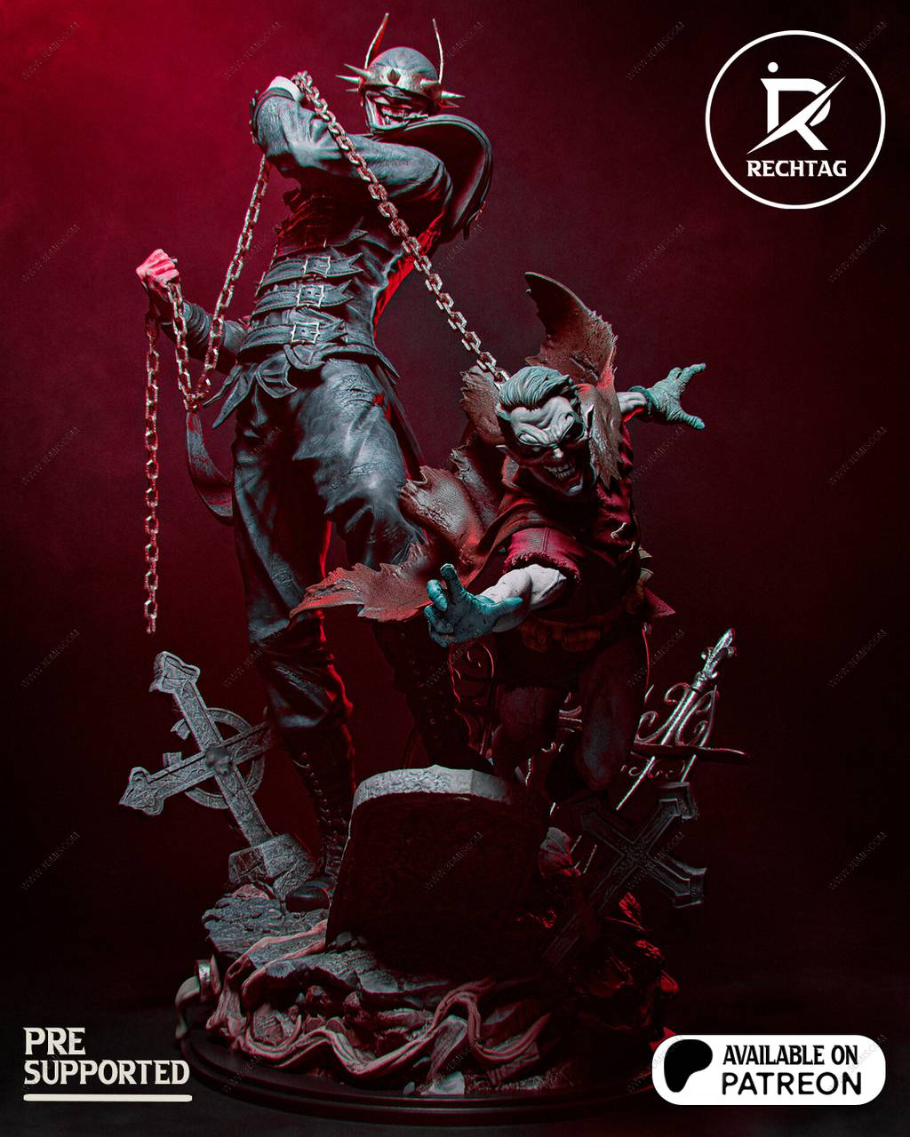 P站图纸印象馆 DC漫画 狂笑之蝠 DC漫画 狂笑之蝠