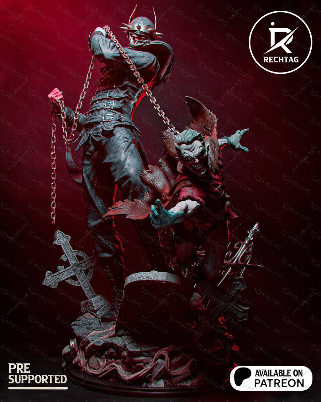 P站图纸印象馆 DC漫画 狂笑之蝠 DC漫画 狂笑之蝠