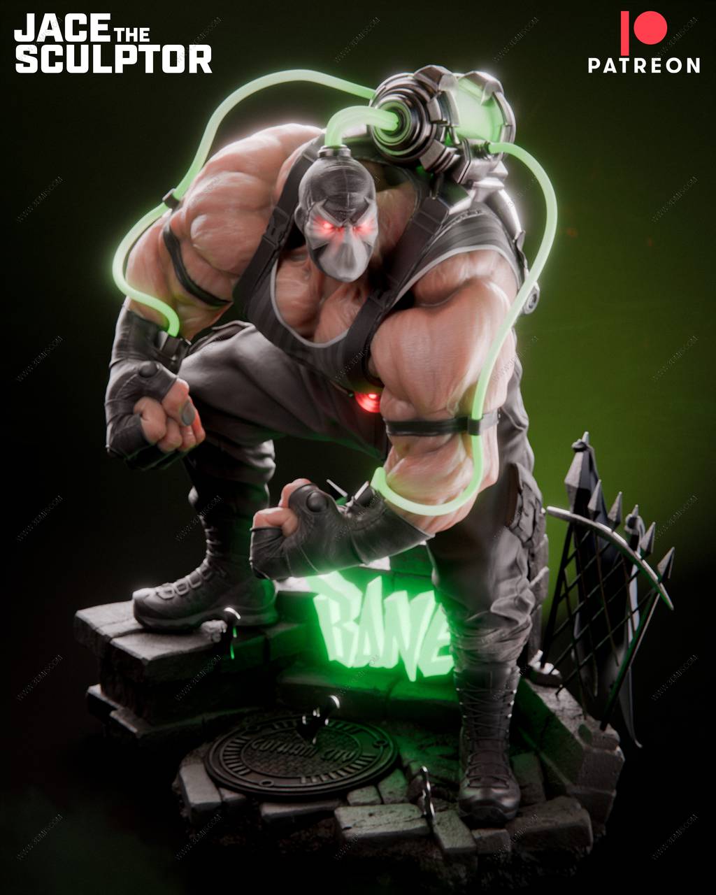 P站图纸印象馆 DC漫画 贝恩 DC漫画 贝恩