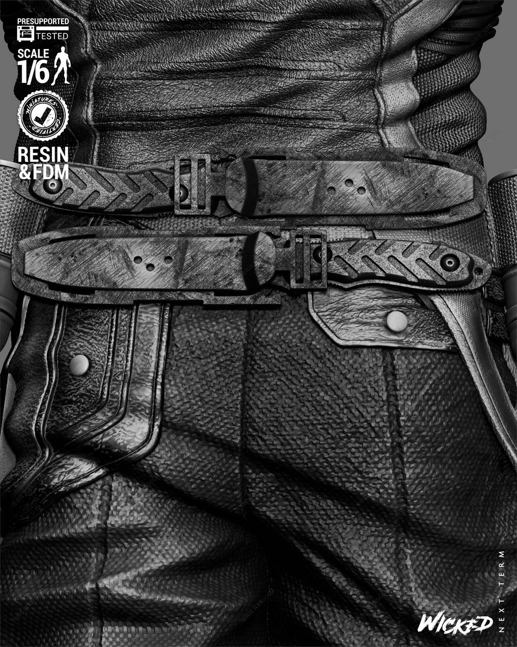 P站图纸印象馆 3DWicked 漫威 冬日战士 3DWicked 漫威 冬日战士