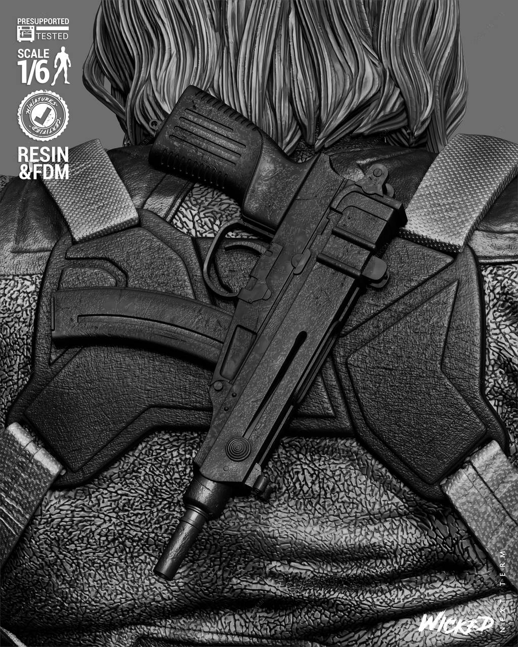 P站图纸印象馆 3DWicked 漫威 冬日战士 3DWicked 漫威 冬日战士