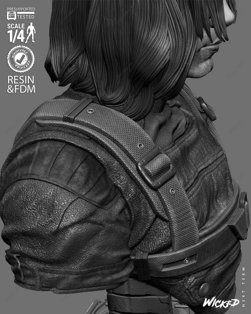 P站图纸印象馆 3DWicked 漫威 冬日战士 3DWicked 漫威 冬日战士