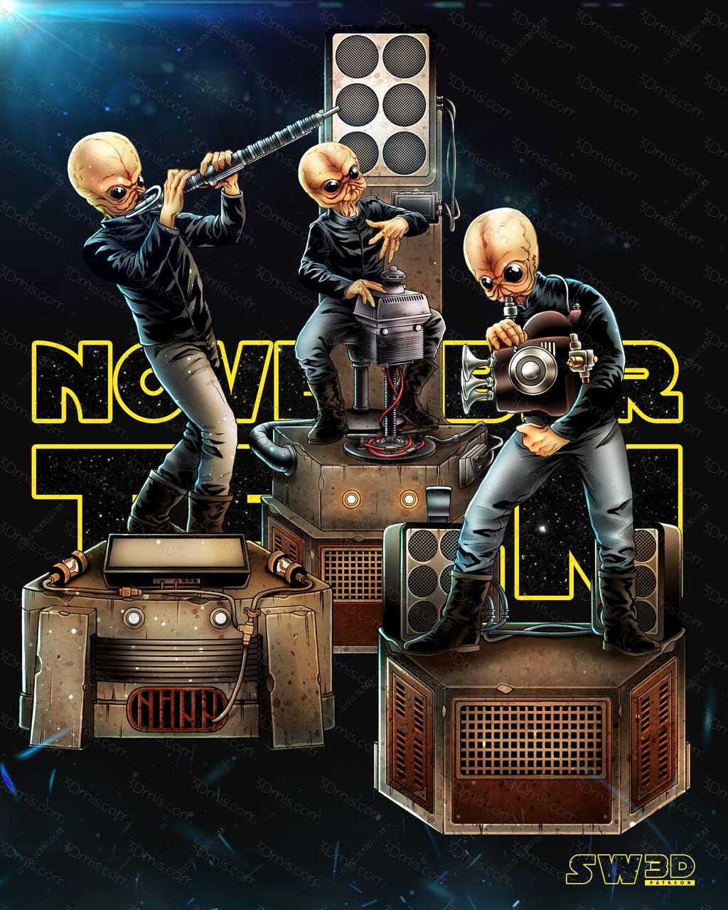 P站图纸印象馆 SW3D 星球大战 莫斯艾斯利现场演出 SW3D 星球大战 莫斯艾斯利现场演出