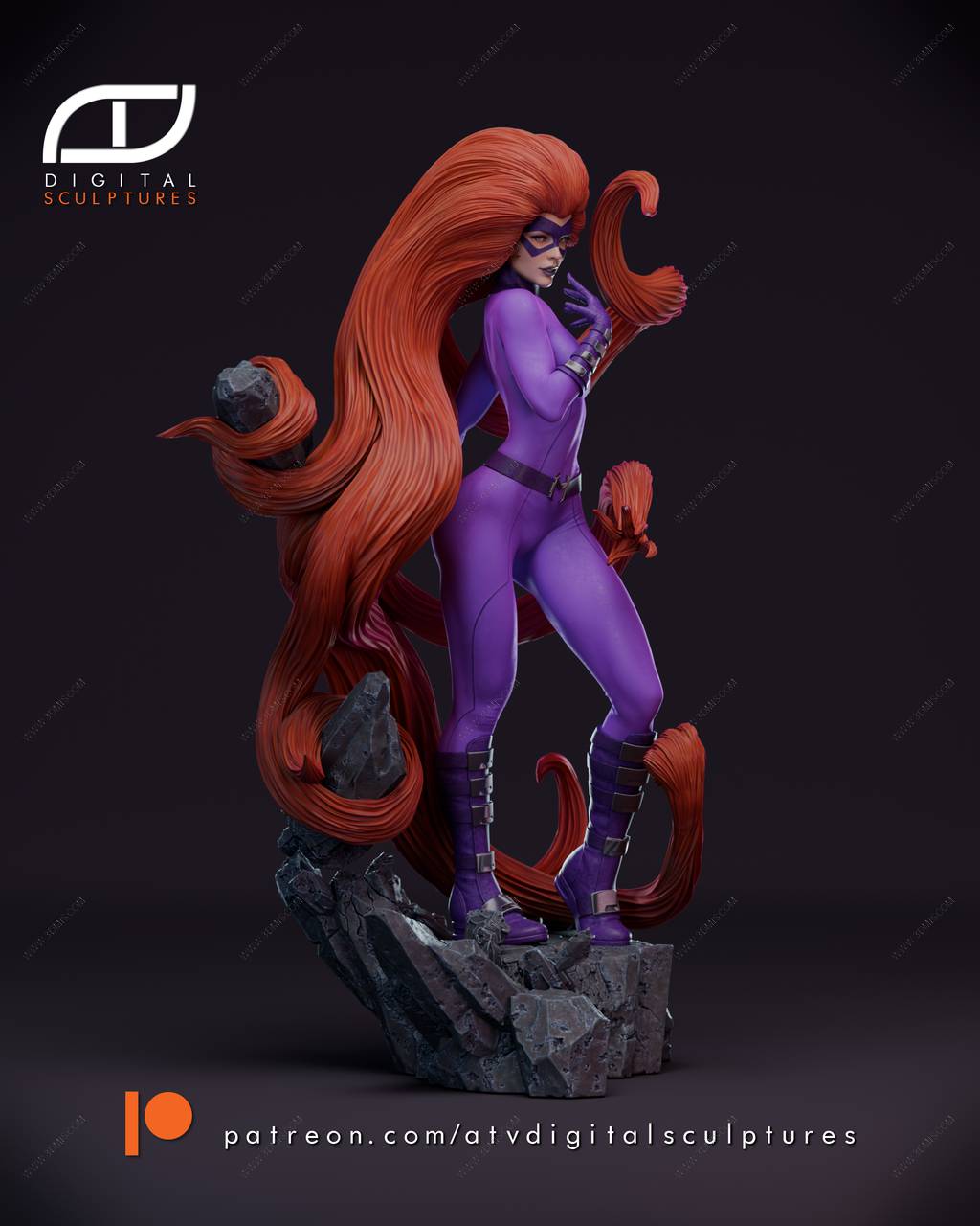 P站图纸印象馆 ATV 漫威 黑蝠王和美杜莎 ATV 漫威 黑蝠王和美杜莎