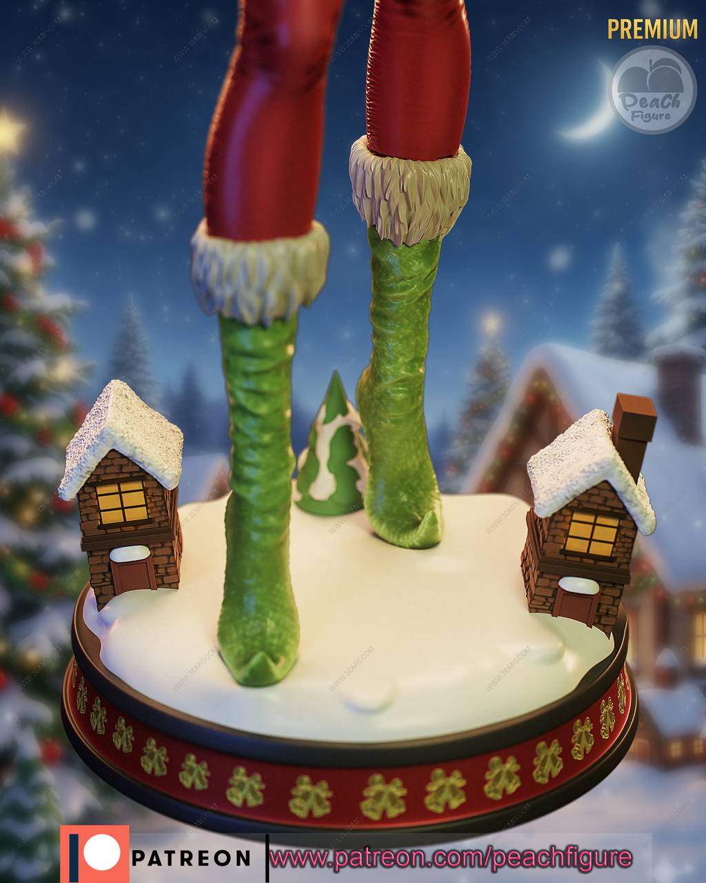 P站图纸印象馆 Peach Figure 圣诞怪杰 格林奇 Peach Figure 圣诞怪杰 格林奇