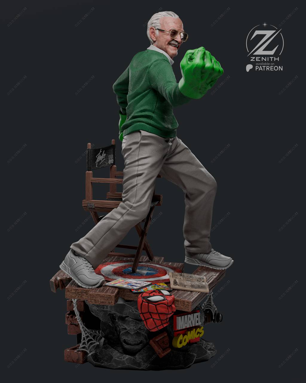 P站图纸印象馆 ZEZ STUDIOS 漫威 斯坦·李 ZEZ STUDIOS 漫威 斯坦·李