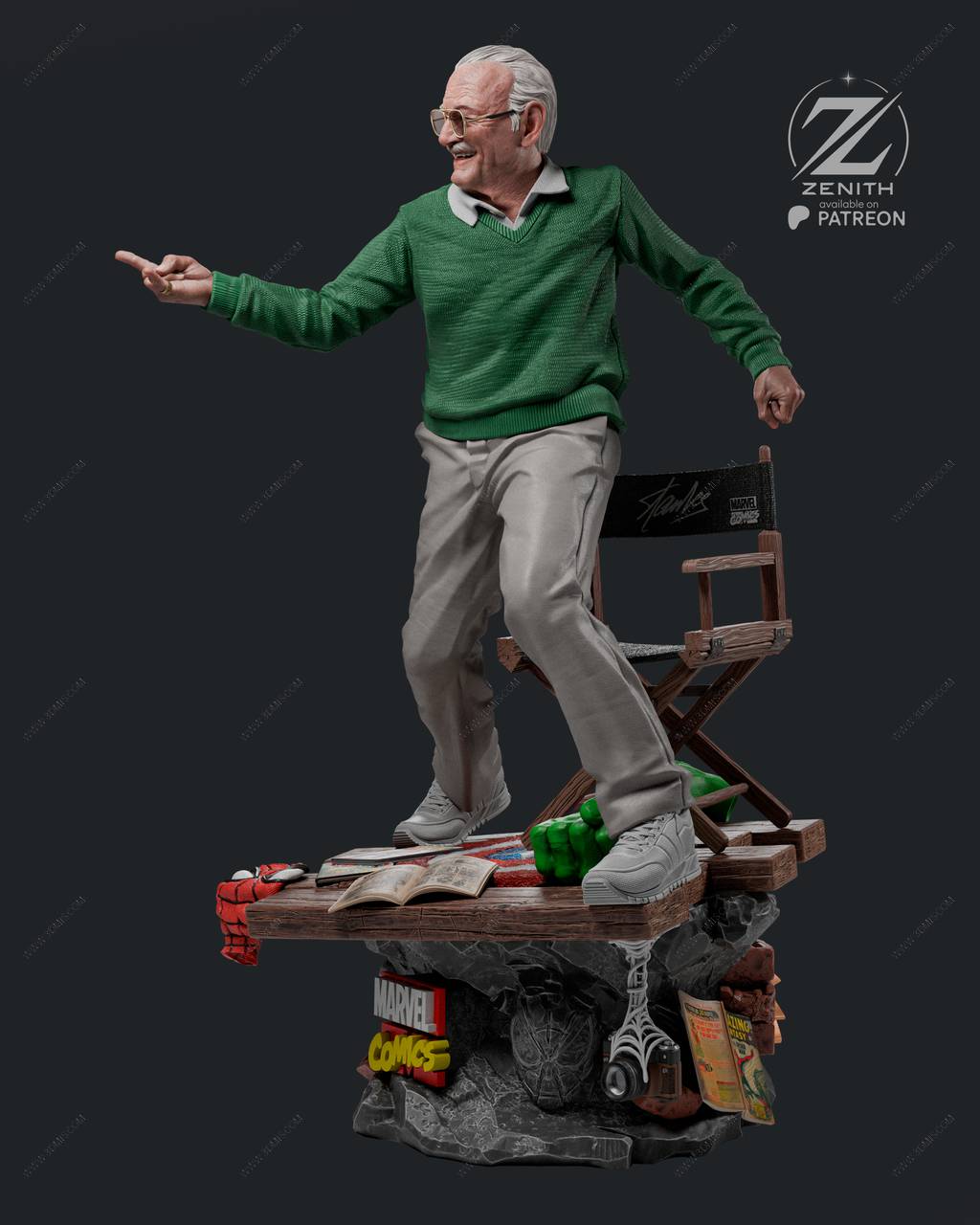 P站图纸印象馆 ZEZ STUDIOS 漫威 斯坦·李 ZEZ STUDIOS 漫威 斯坦·李